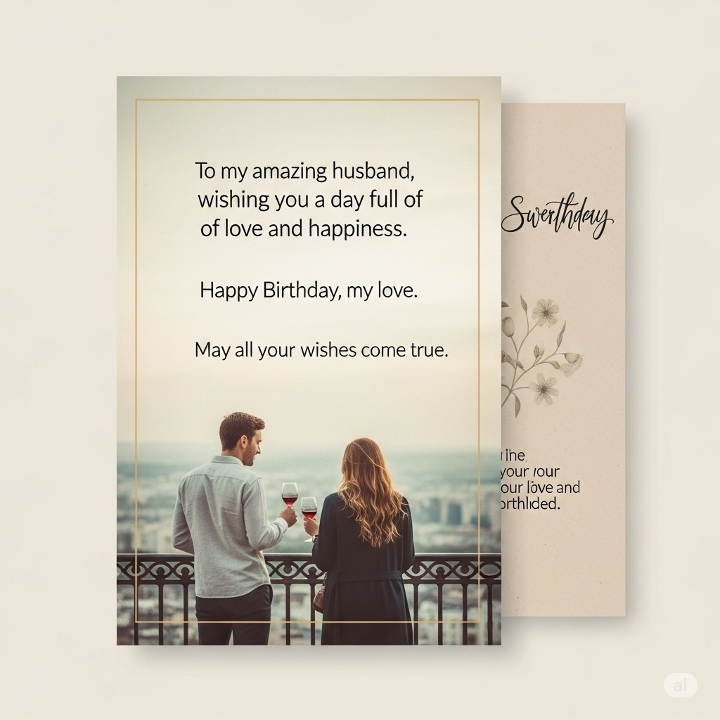 Birthday Hubby Wishes